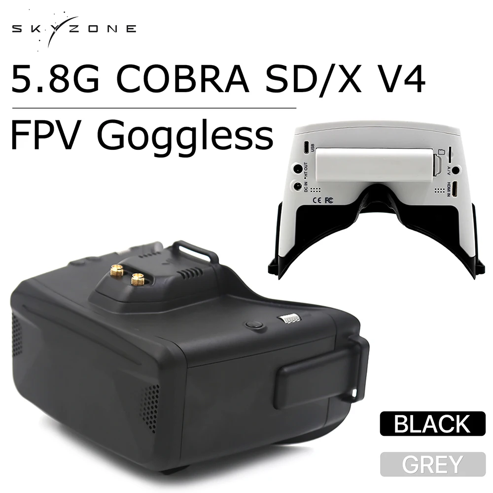 Skyzone 5,8G Cobra SD/X V4 FPV – обзор и цена Skyzone Cobra X V2 Fpv Goggles