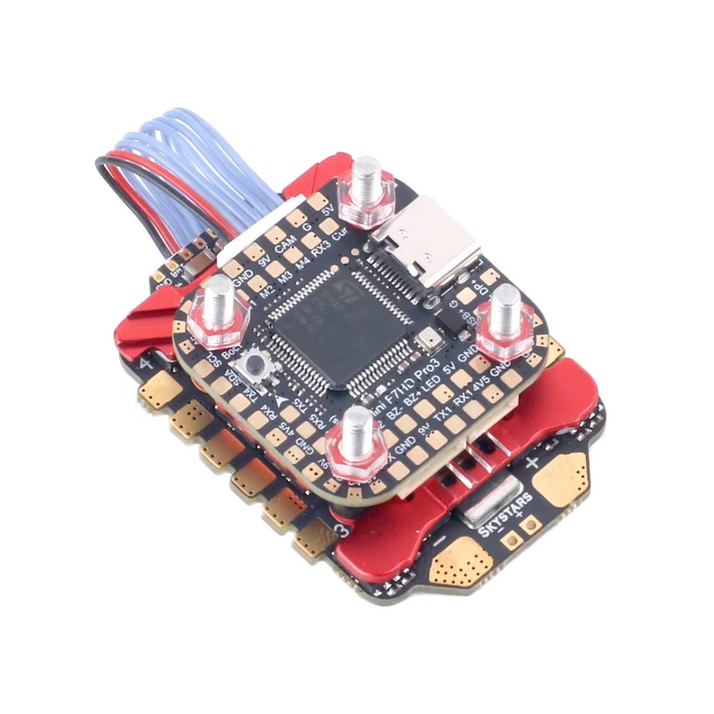 SKYSTARS F722FC & AM32 55A 4IN – обзор и цена Foxeer Reaper F4 128K 65A Esc